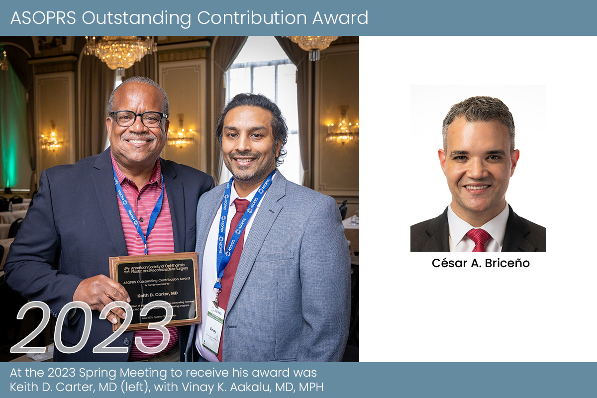 Outstanding Contribution Award 2023